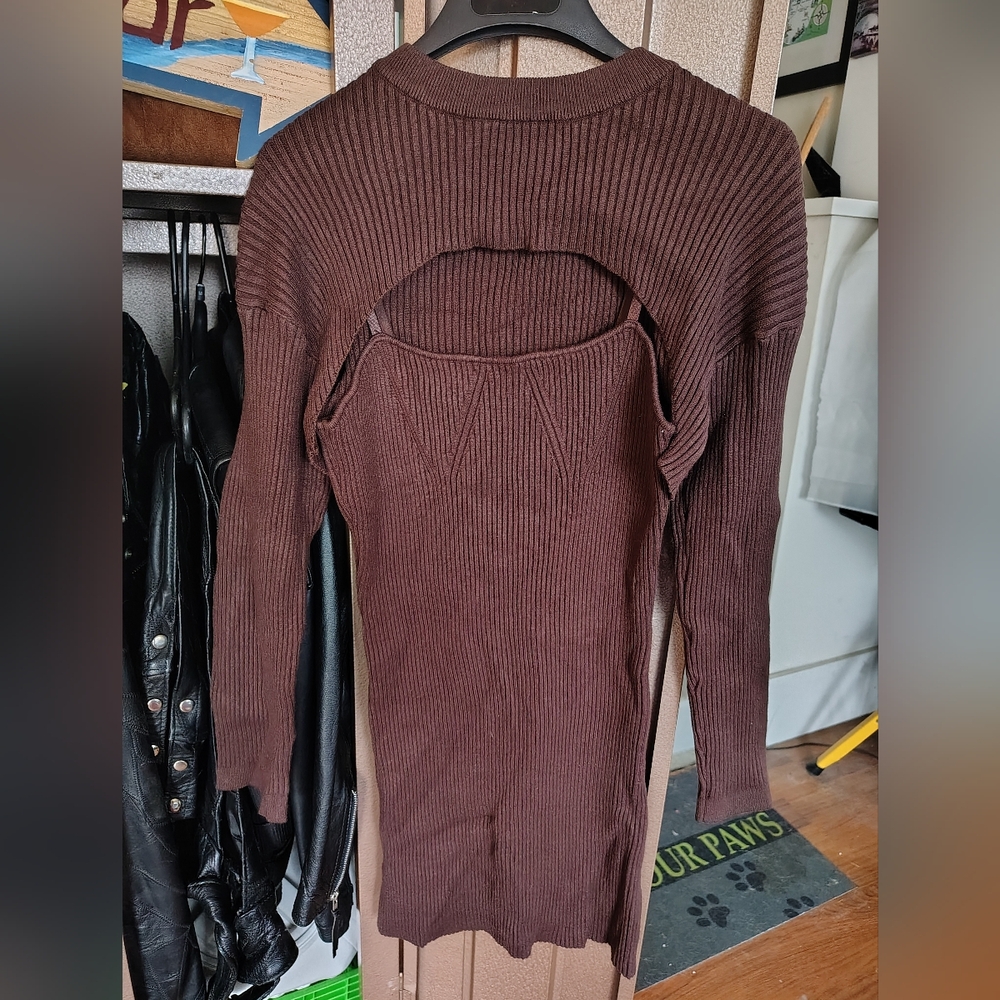 PrettyGarden Bodycon Ribbed Dress